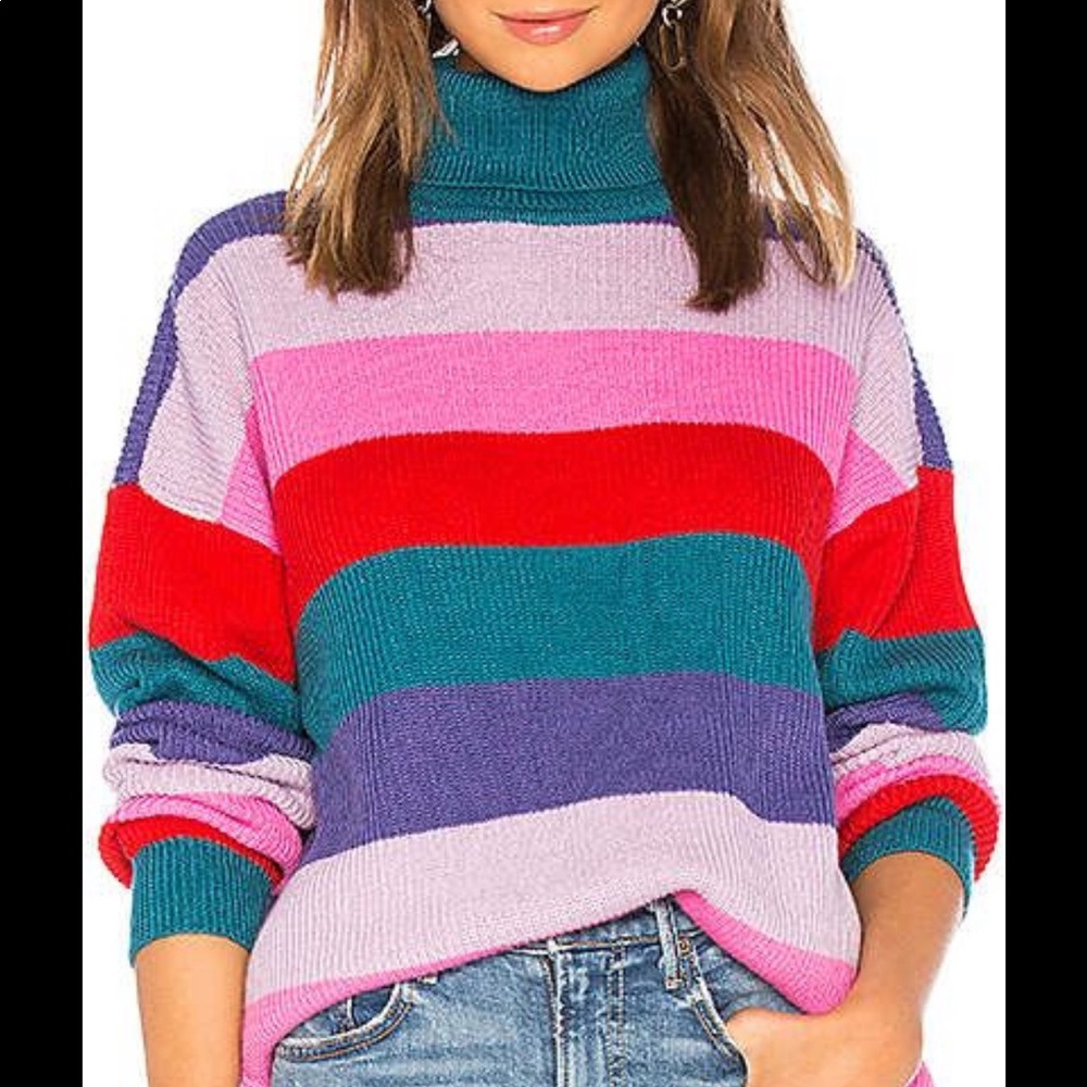 LOVERS AND FRIENDS MARIANNE STRIPED SWEATER